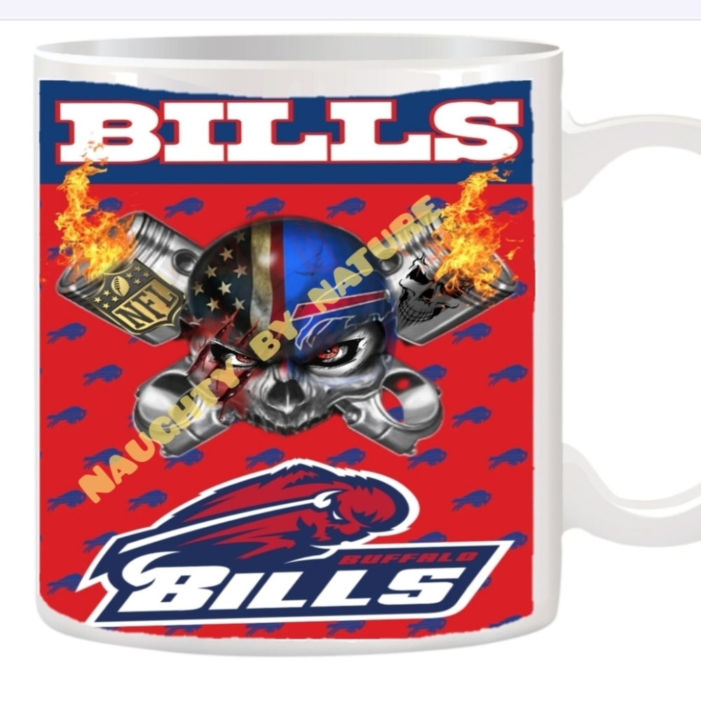 Buffalo Bills skull cup